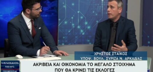 Χρήστος Στάικος mesogeios tv